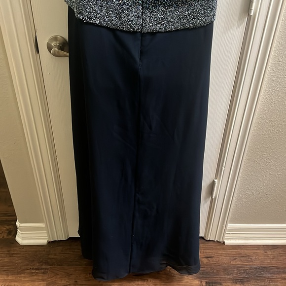 Floor Length Formal Dress with Bling Top - Picture 8 of 15